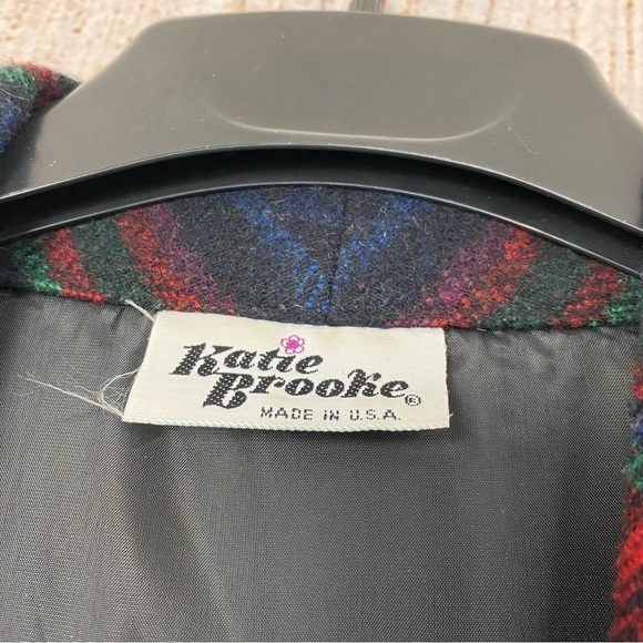 Vintage Katie Brooke Blazer coat Womens Sz 16 wool blend Aztec southwestern USA - Picture 5 of 12